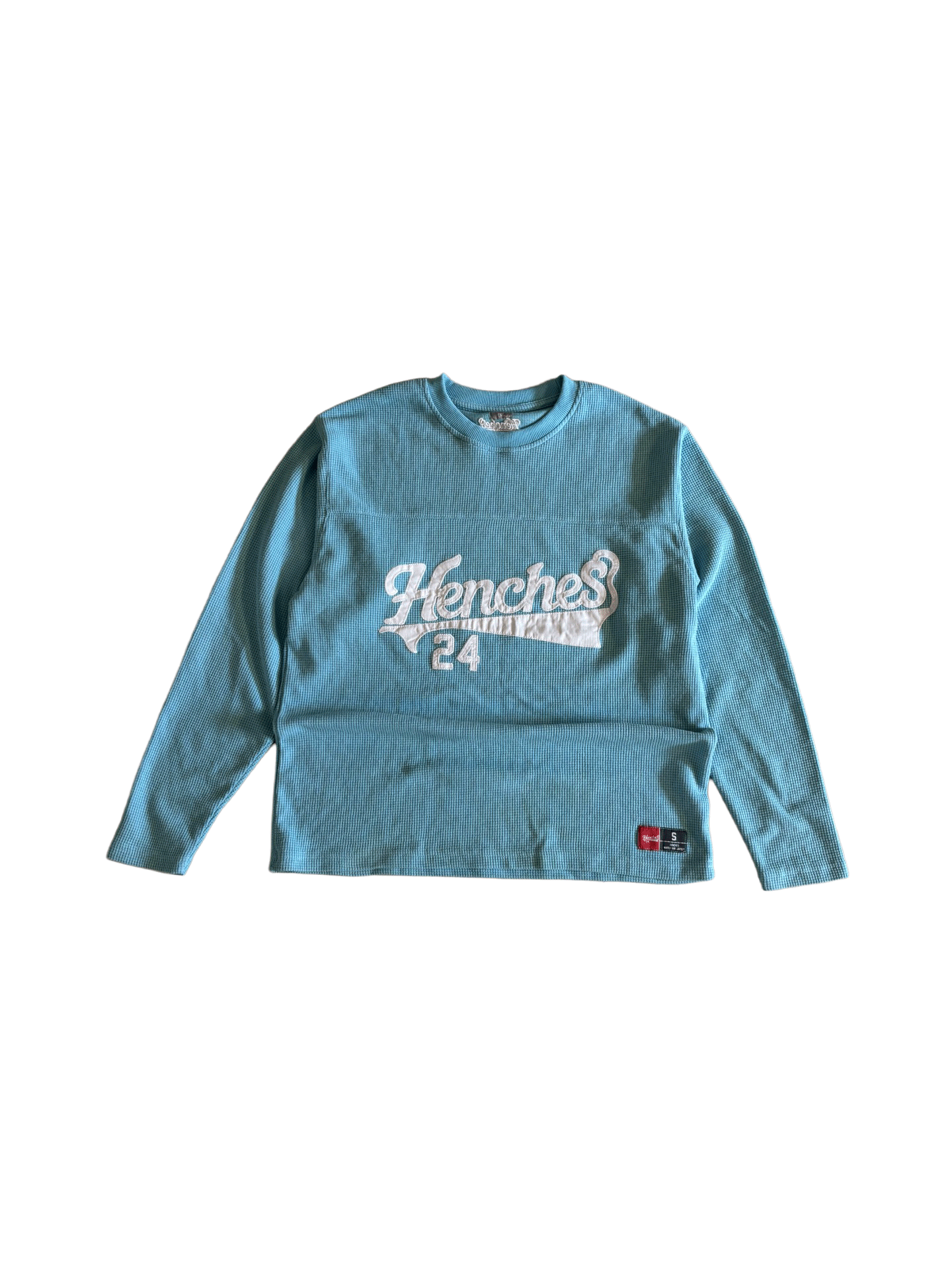 Waffle Knit Jersey Lyseblå