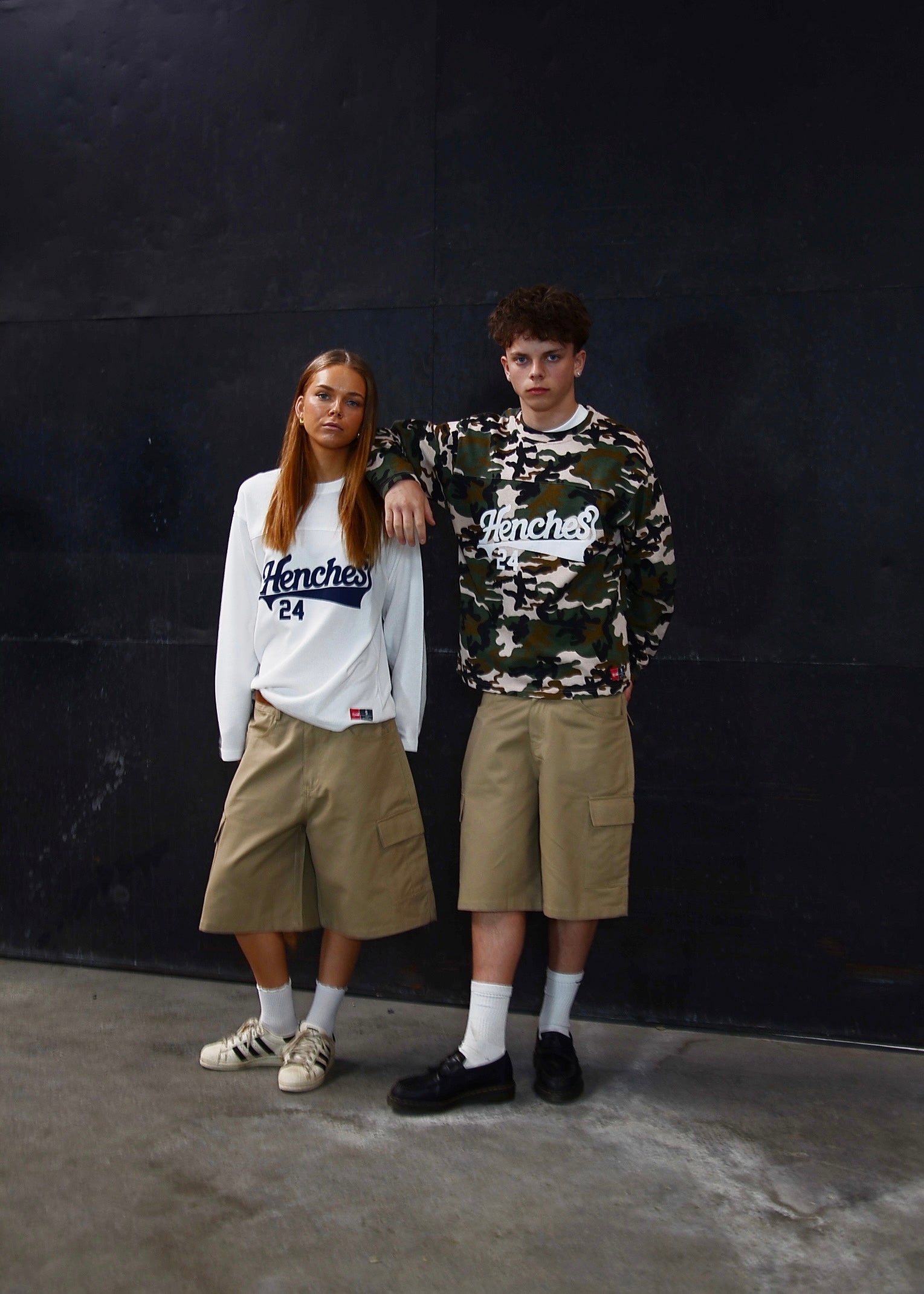 Waffle Knit Jersey Camo