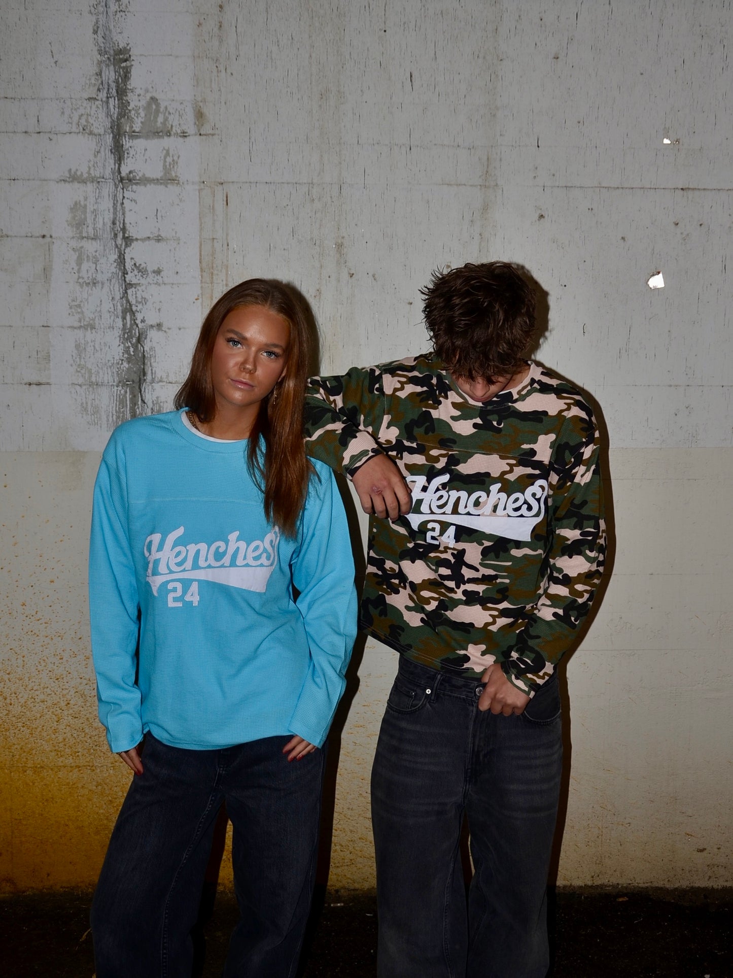 Waffle Knit Jersey Camo