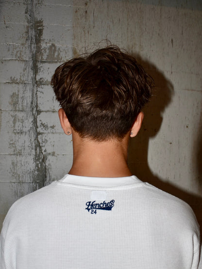 Waffle Knit Jersey Hvid