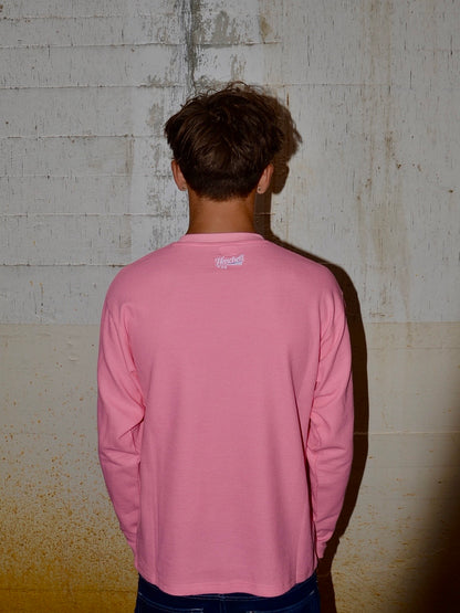 Waffle Knit Jersey Pink