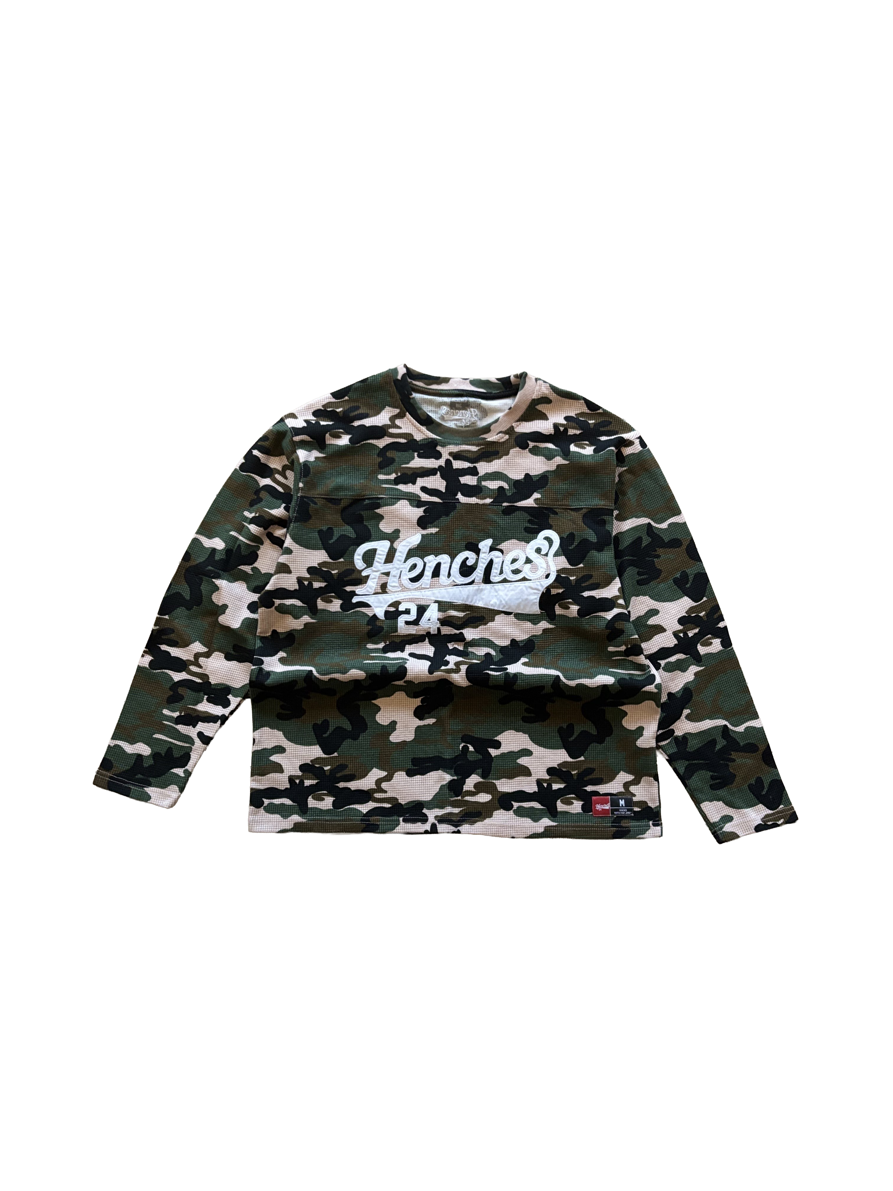 Waffle Knit Jersey Camo