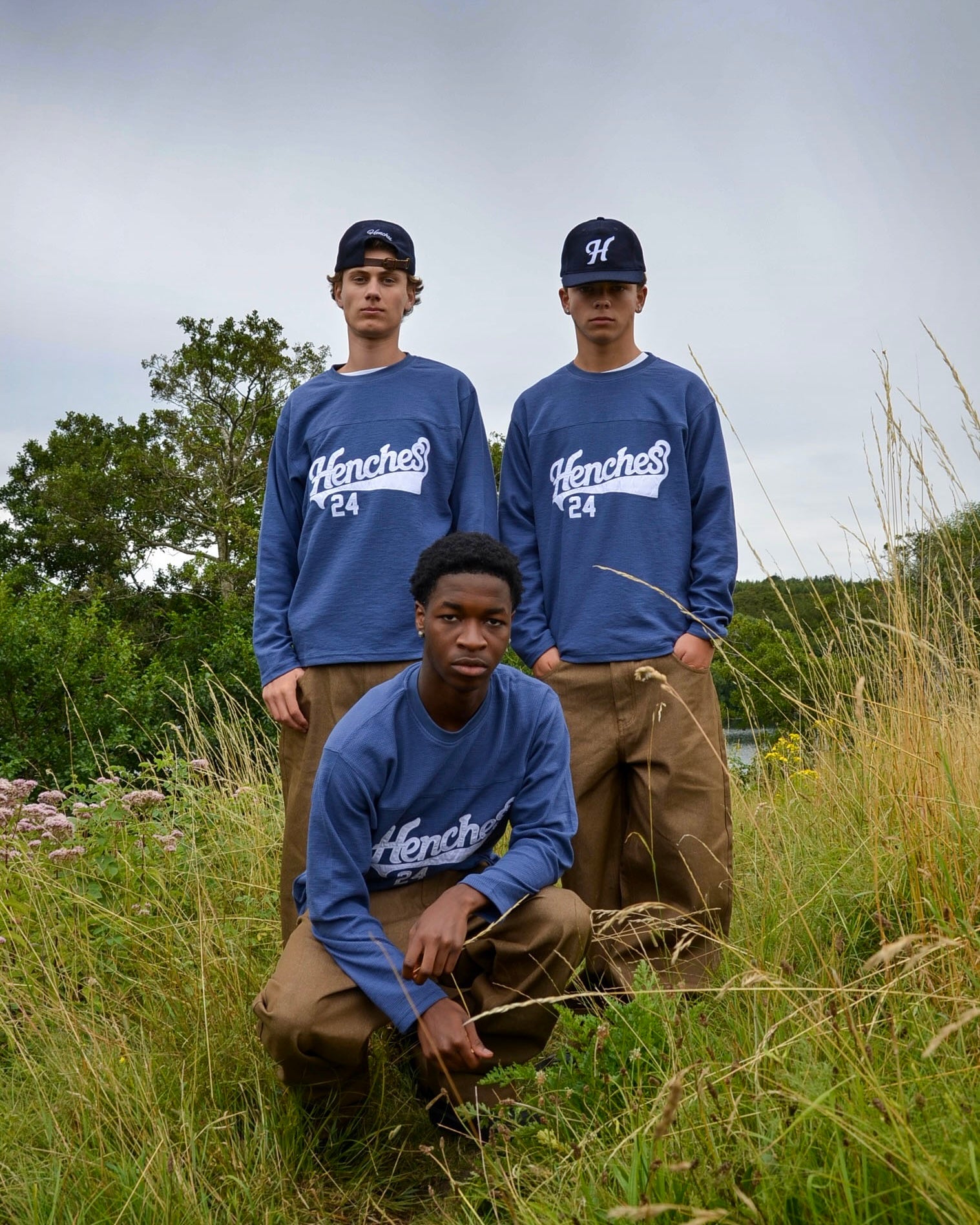 WAFFLEKNIT JERSEY NAVY - HENCHES INC