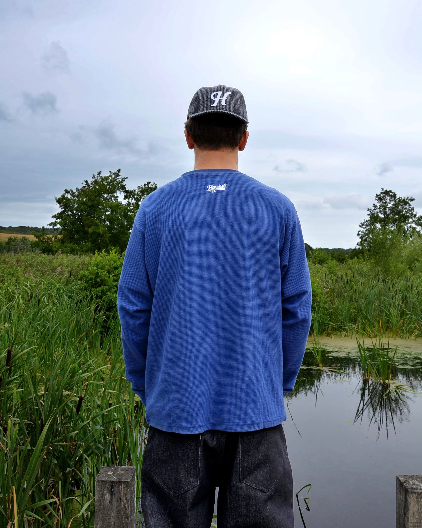 WAFFLEKNIT JERSEY NAVY - HENCHES INC