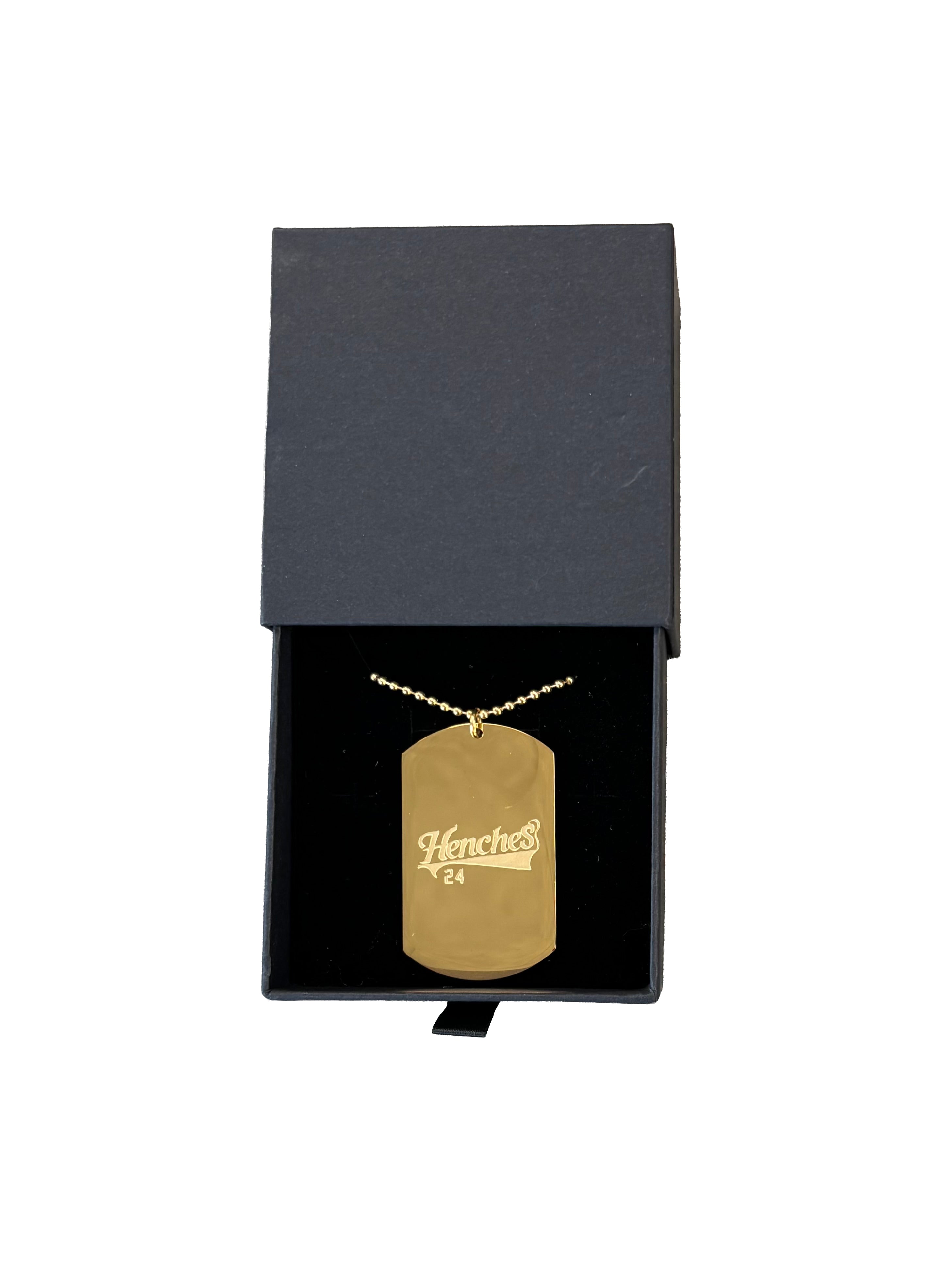 LOGO DOG TAG CHAIN - HENCHES INC