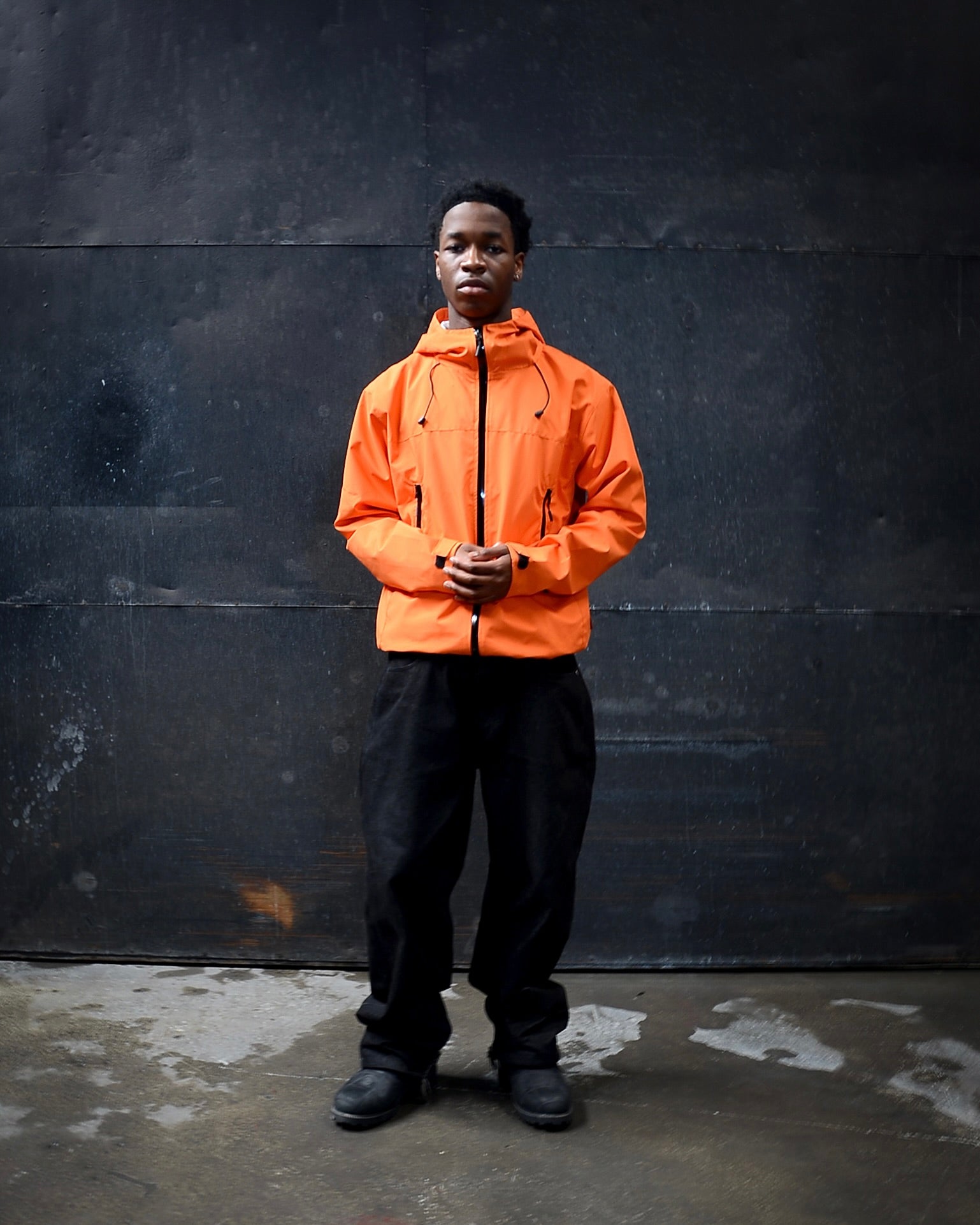 ORANGE SHELL JACKET - HENCHES INC