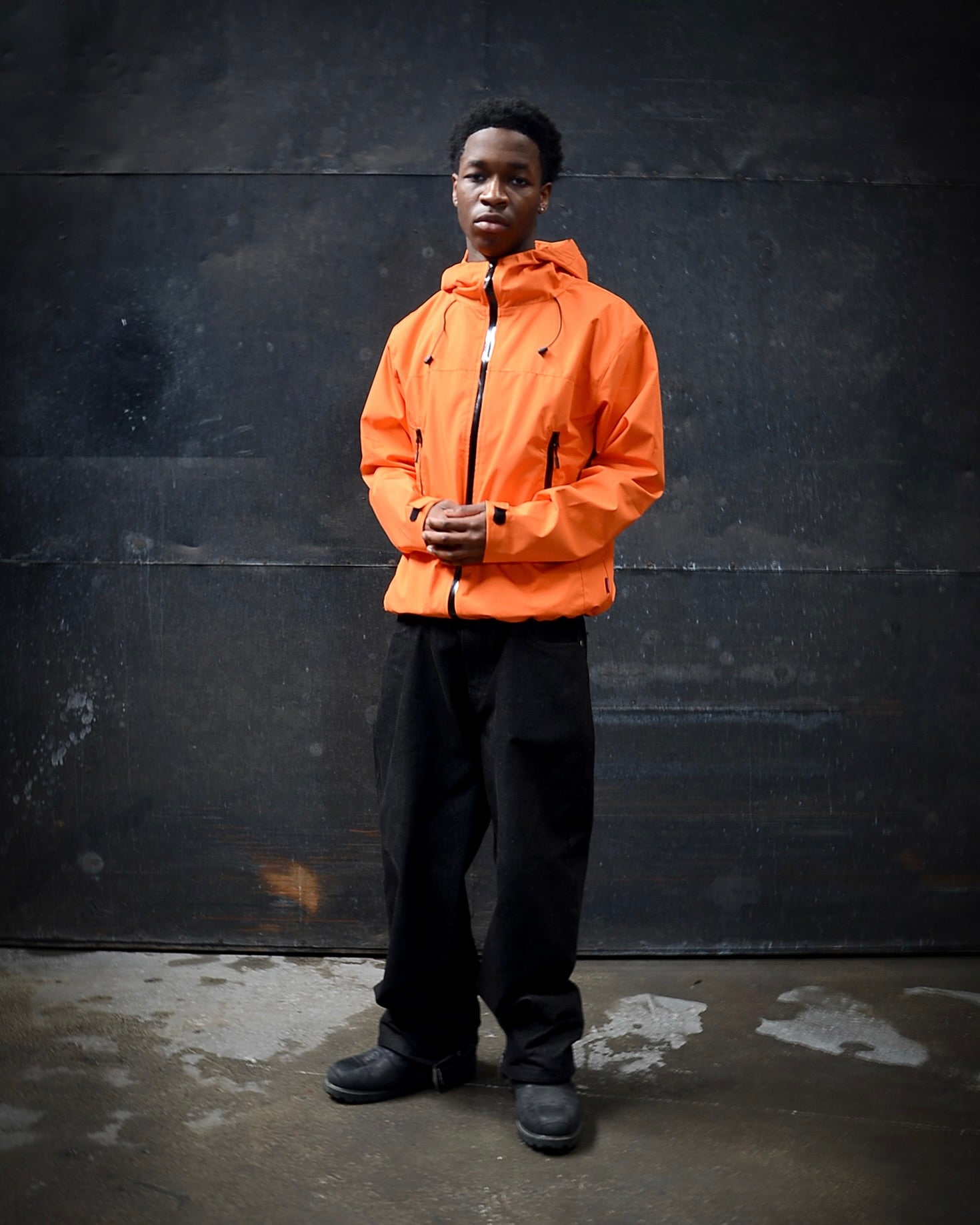 ORANGE SHELL JACKET - HENCHES INC