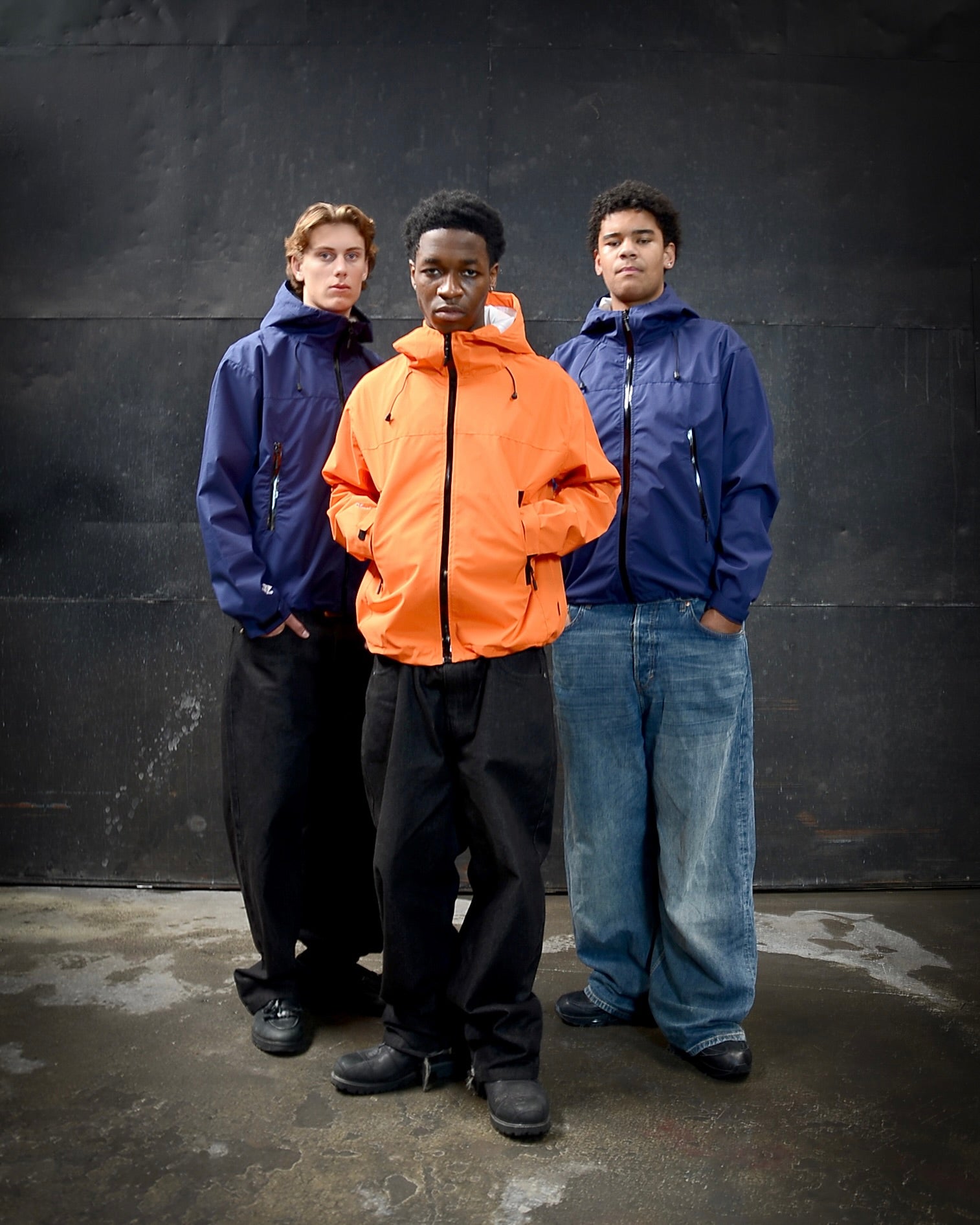 NAVY SHELL JACKET - HENCHES INC